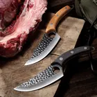 Кованые кухонные ножи 5CR1 5, нож мясника из нержавеющей стали 5,5 дюйма, охотничий нож для кухни, складной нож, наборы кухонных устройств
