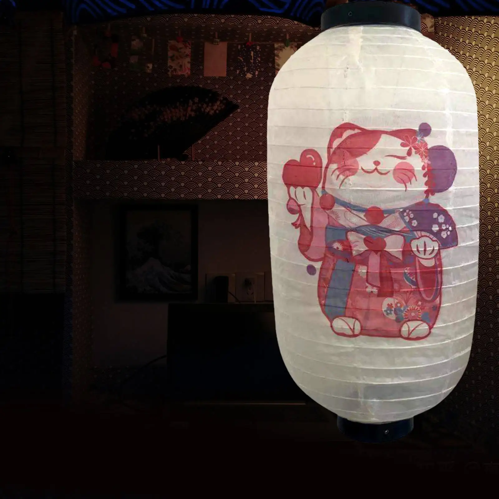 

Декоративные принадлежности в стиле ретро для суши с японскими фонариками для улицы, фестиваля, паба, бара