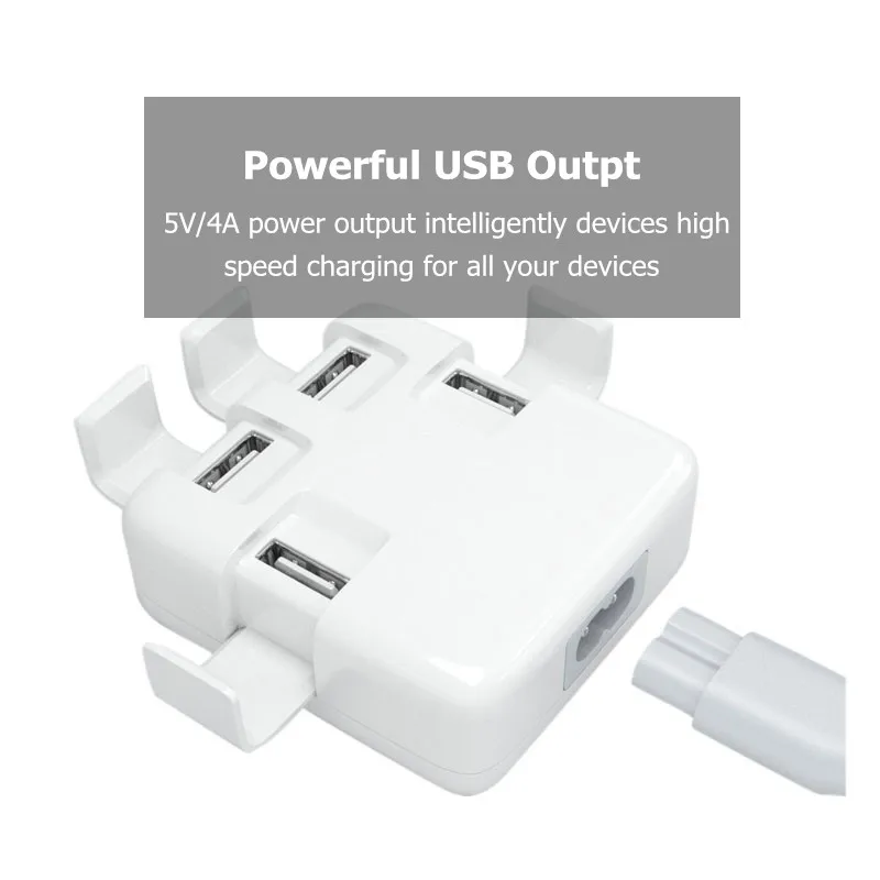 Сетевое зарядное устройство с 4 USB-портами 20 Вт 5 В/4 а | Мобильные телефоны и