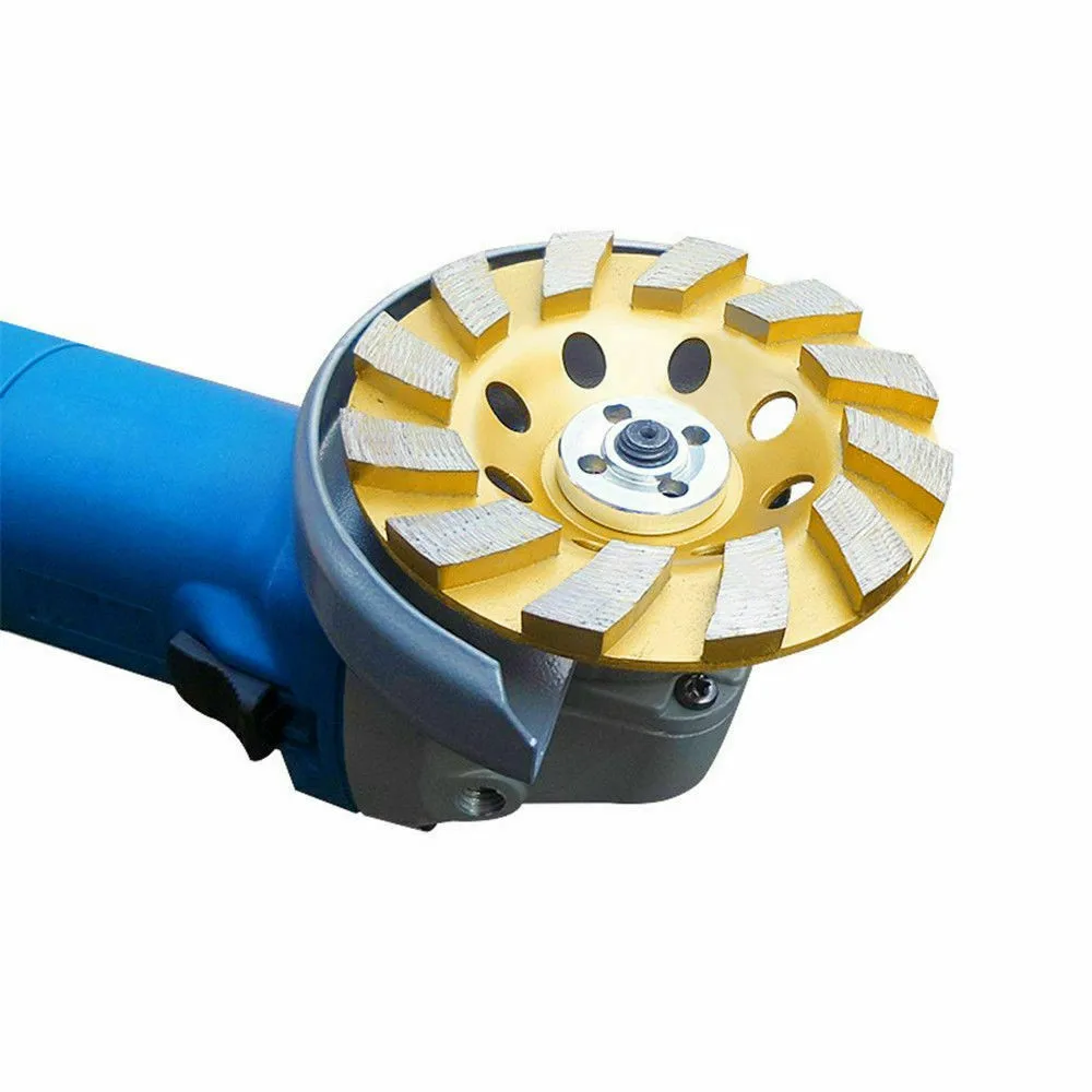 

4\" Inch Diamond Segment Grinding Wheel Disc Grinder Cup Concrete Stone Cut For Gemstone Jewelry Glass Rock Ceramics Fast Ship