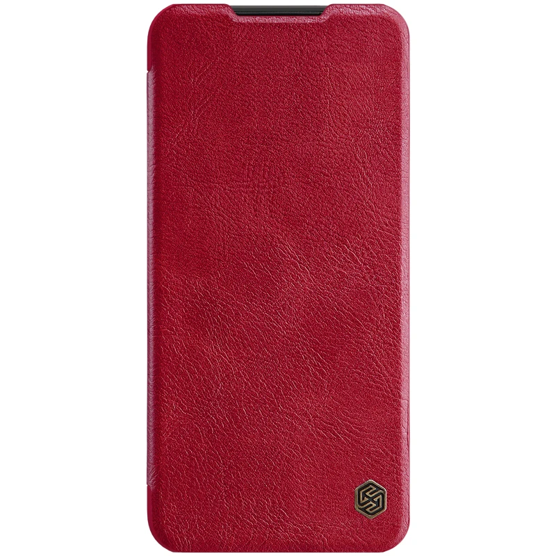 Для Xiaomi Redmi Note 8T 8 7 6 Pro Чехол Nillkin Qin Флип кожаный чехол Роскошный чехол для телефона для Xiaomi Redmi Note 8T 8 7 6 Pro Чехол - Цвет: Красный