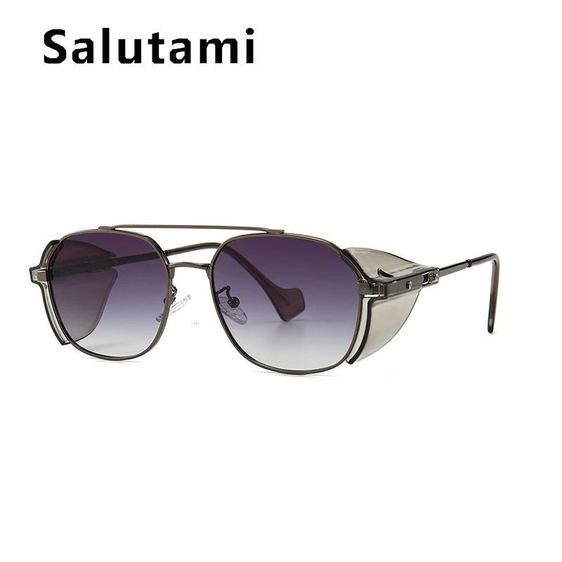 Винтажные ветрозащитные солнцезащитные очки в стиле панк для мужчин 2020 новые