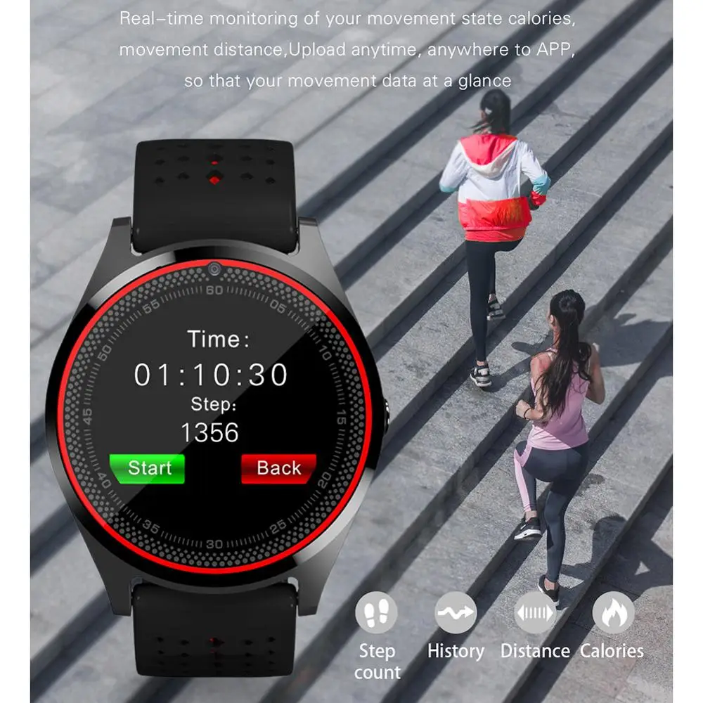 Умные часы V9 с поддержкой камеры Bluetooth умные sim-картой наручные для мужчин женщин