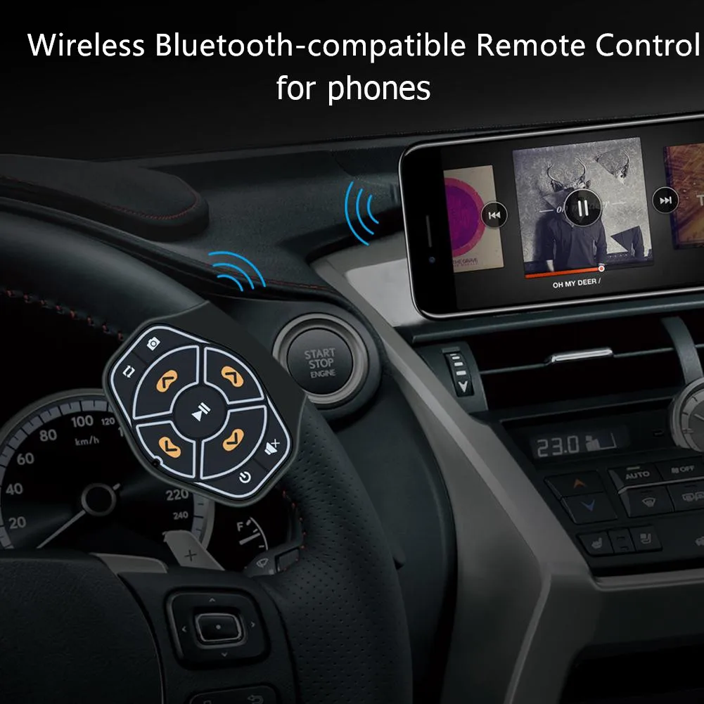 Беспроводная кнопка рулевого колеса автомобиля пульт дистанционного управления