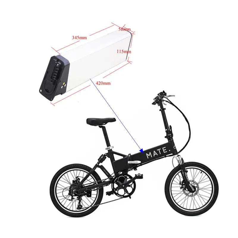 Быстрая доставка аккумулятор большой емкости для электровелосипеда Samsung MATE X MATES