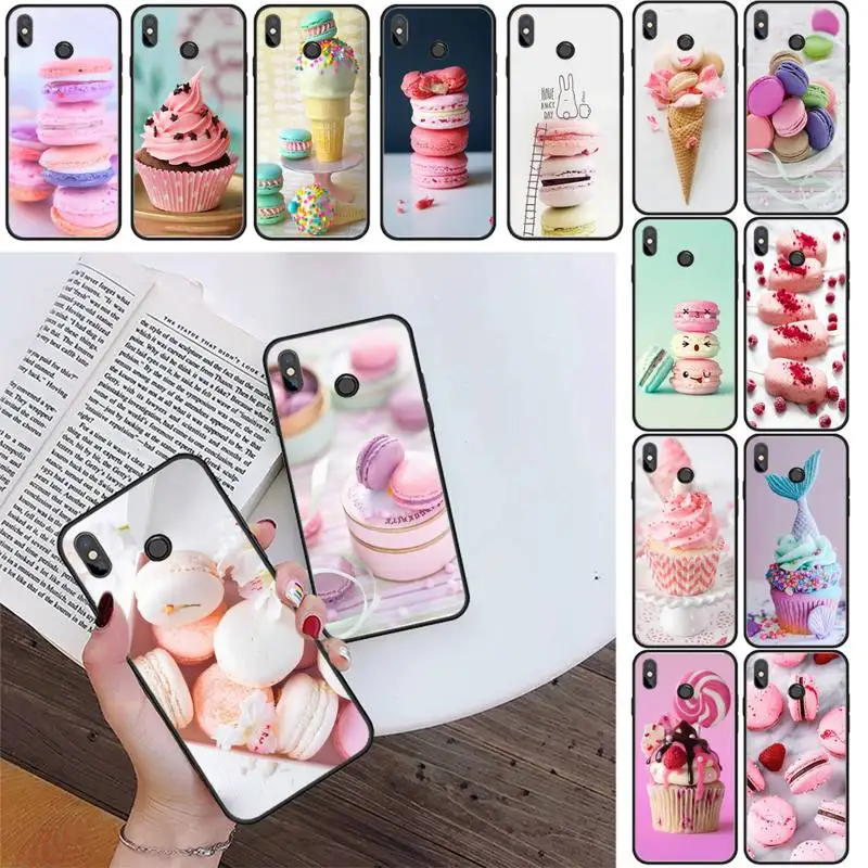 

Babaite PINK Heart Dessert Ice Cream Macarons Cake Phone Case Cover For Xiaomi Redmi 4X 5A 6A 6 7 8 9 5Plus Note5 5A 8Pro 8T