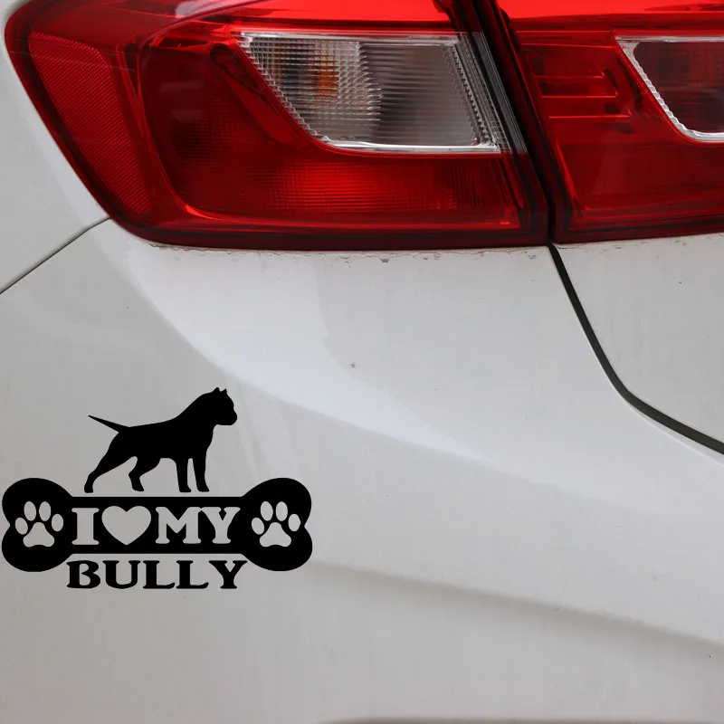 

14.8*9.6cm American Bully Dog Car-Sticker Automobiles Motorcycles Window Bumper Laptop Vinyl Decal PVC Decorative Goods