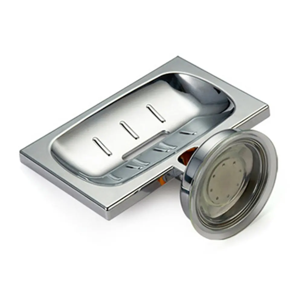 Мощная присоска мыльница для ванной комнаты Туалет креативный дренаж мыла