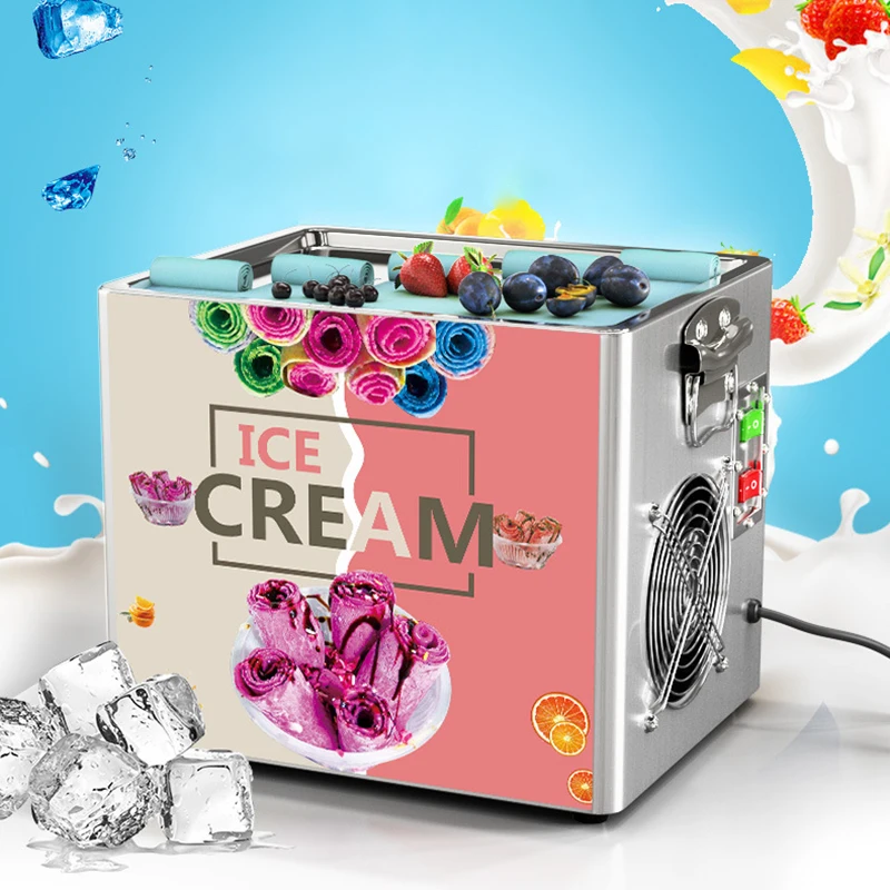 

Home Ice Cream Machine Desktop Frying Ice Machine Yogurt Machine Mini Ice Cream Machine Stainless Steel Frying Ice Pot Machine