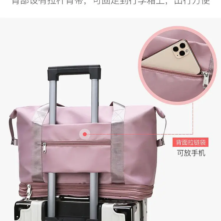 2021 Women's Handbags Fashion Style Waterproof Oxford Large Capacity Luggage Duffle Bag Casual Travel PT797 | Багаж и сумки