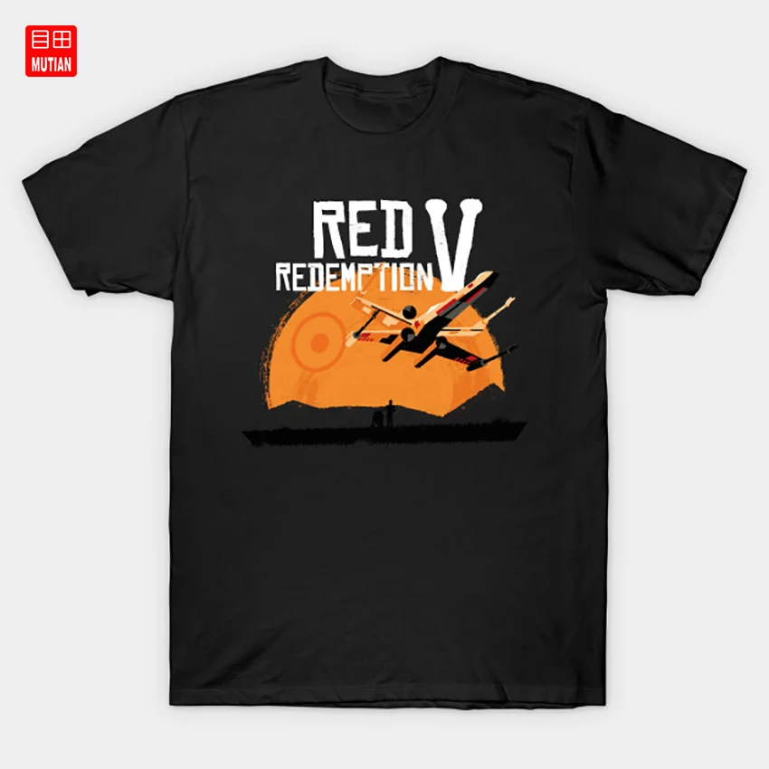 Red 5 Redemption T Shirt Dead 2 Space Ships Ship Redemption|Мужские футболки| |