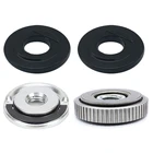 4 шт. угловая шлифовальная машина M14 внутренняя наружная Фланцевая гайка набор БЫСТРОРАЗЪЕМНАЯ гайка запасная часть для Makita