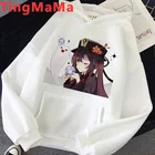 Толстовки Genshin Impact Hu Tao, Мужская Уличная одежда, графический стиль Харадзюку, мужские свитшоты в стиле хип-хоп, одежда y2k в эстетике хип-хоп