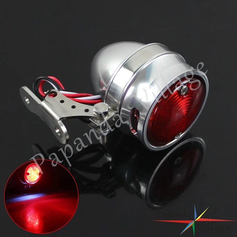 Аксессуары для мотоциклов 12 В светодиодный задний фонарь стоп сигнал Harley Chopper Bobber