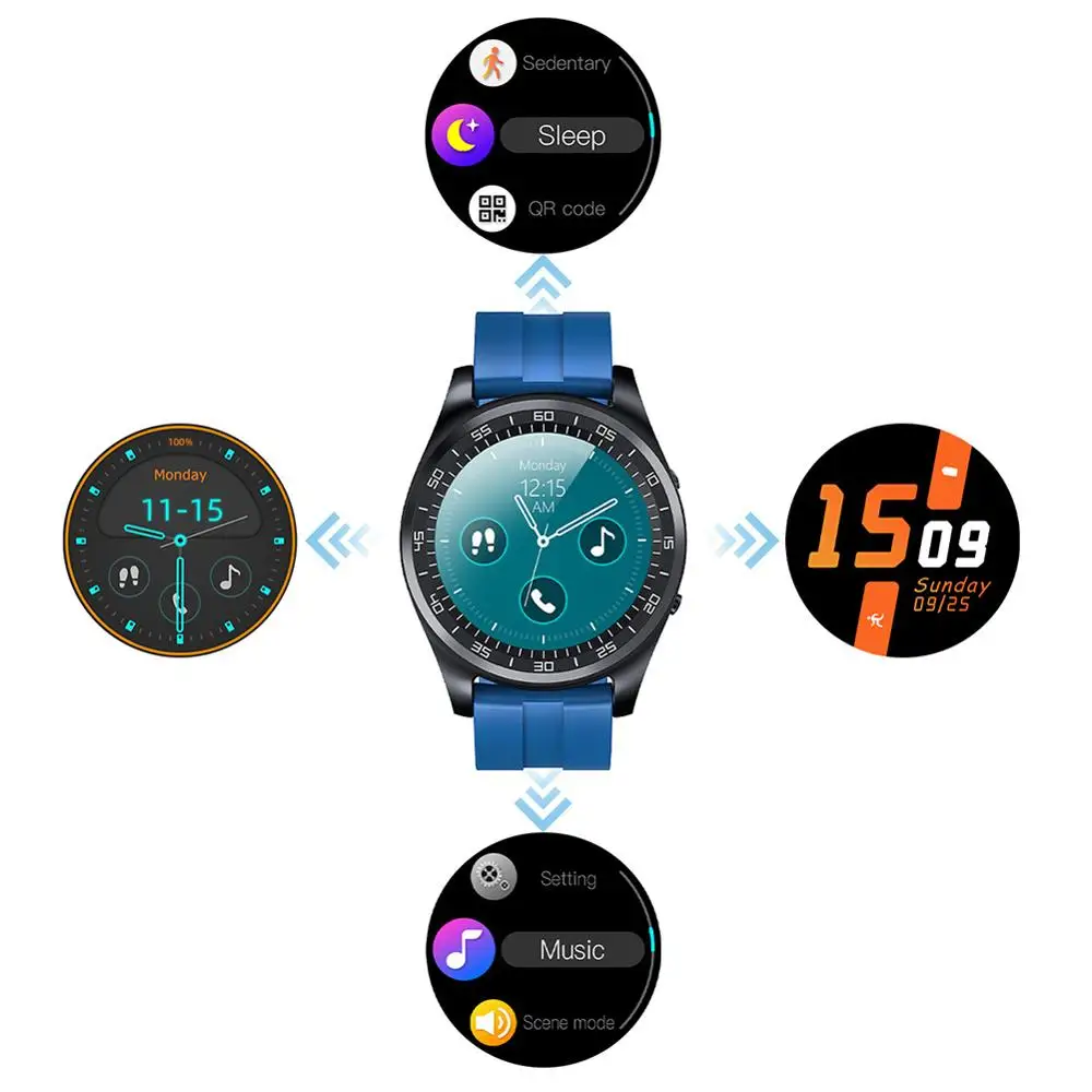 Bluetooth часы T20 для мужчин и женщин фитнес трекер будильник Смарт IOS Android|Смарт-часы| |