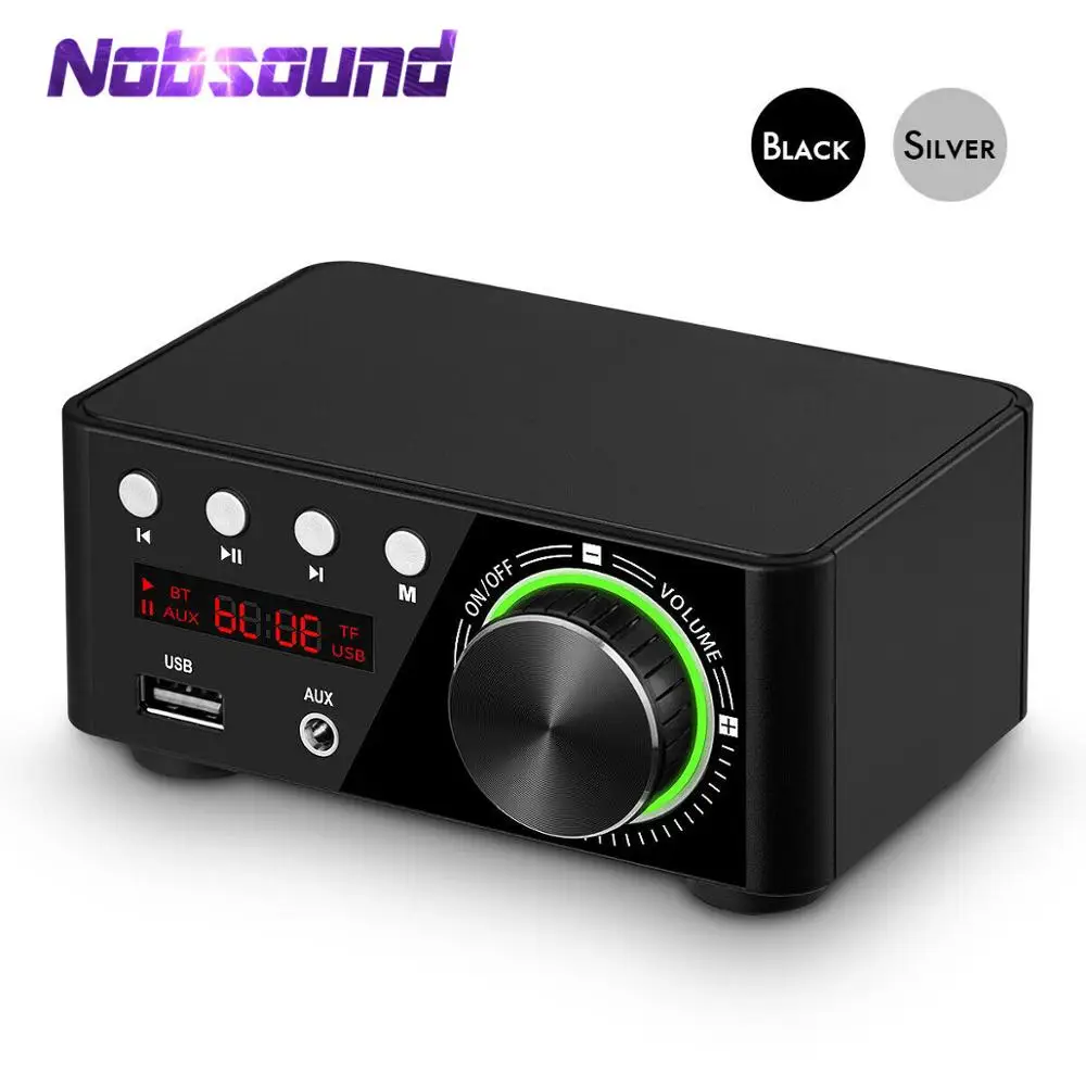 Nobsound Мини Bluetooth 5 0 усилитель мощности приемник стерео 2 Ch домашний аудио