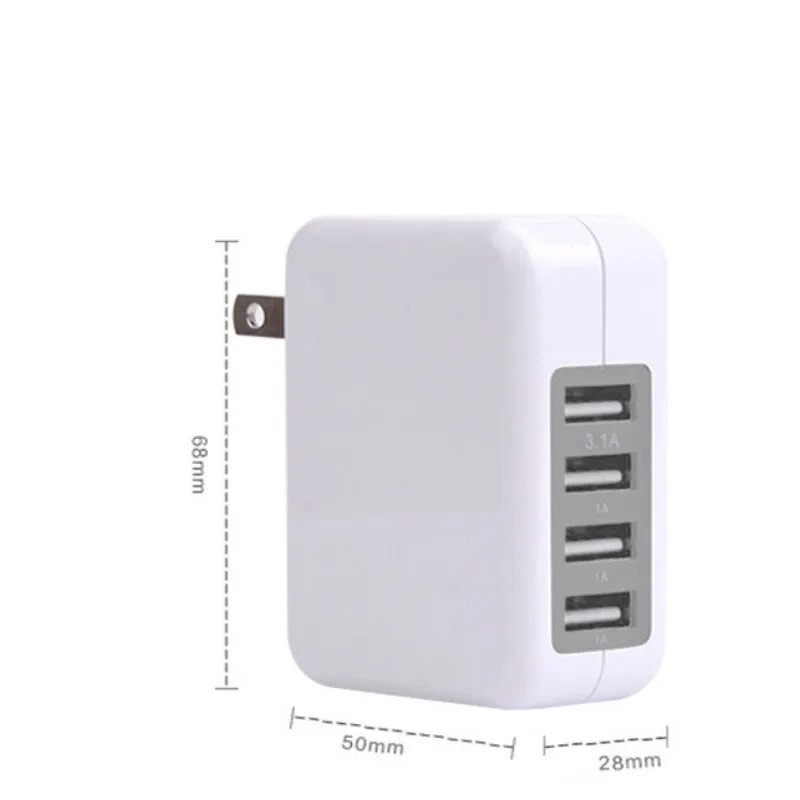 Штепсельная Вилка EU/US, настенная зарядная станция, 4 порта, usb-зарядное устройство для путешествий, зарядное устройство переменного тока, адаптер для huawei, Xiaomi, iPhone, шоппинг