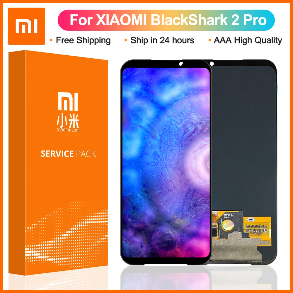 100% протестированный 6 39 ''для Xiaomi Black Shark 2 SKW H0 A0 ЖК дисплей сенсорный экран