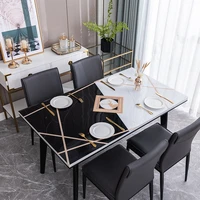 marble table mat coffee table cloth wedding party table deco pad customize odorless waterproof tablecloths non slip placemat