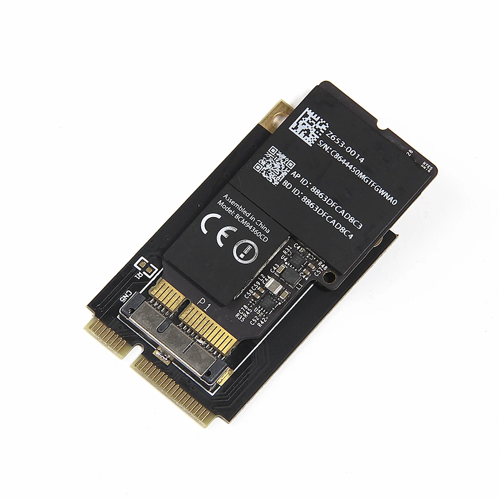 Беспроводной для Apple Broadcom Bcm94360cd WiFi карта 1750 Мбит/с+ Bluetooth 4,0 двухдиапазонный 802.11a/b/g/n/ac с адаптером для iMac 2013