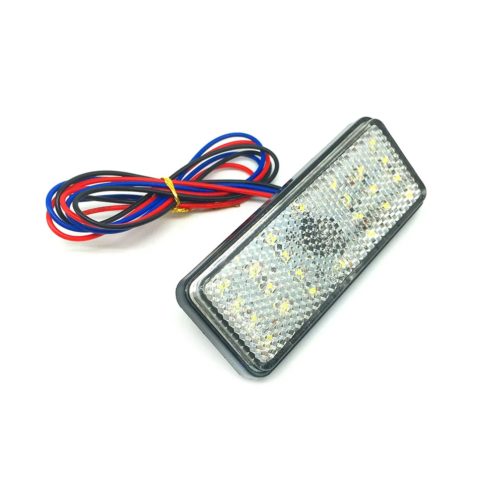 1 шт. 24 В Светодиодный отражатель заднего хвоста мотоцикла ATV Стоп Маркер сигнала