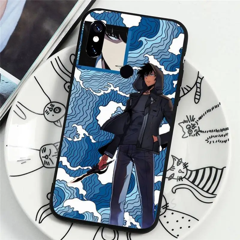 

solo leveling Japan anime Phone Case For Xiaomi Redmi note 7 8 9 t max3 s 10 pro lite funda funda coque shell
