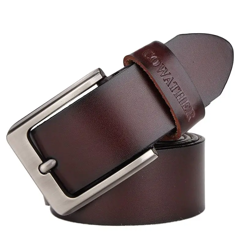 

men belt cow genuine leather designer belts for men high quality fashion vintage male strap for jeans cow skin XF002