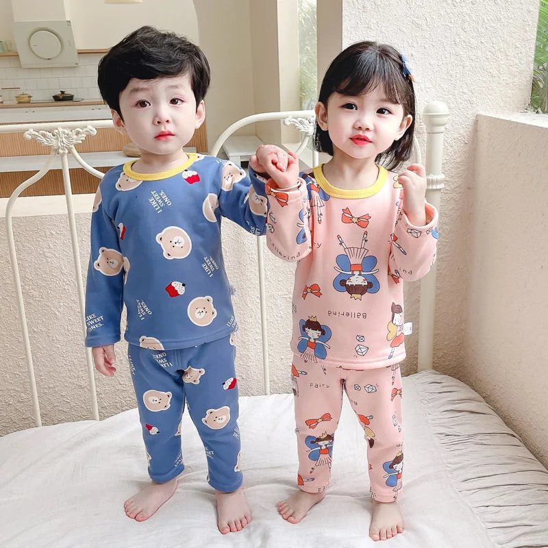 Костюм детский осенний из шелка атласа штанов и топа в горошек | Детская одежда