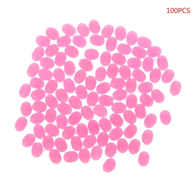 100 шт. искусственные приманки рыболовные бусины жесткие плавающие снасти | Спорт