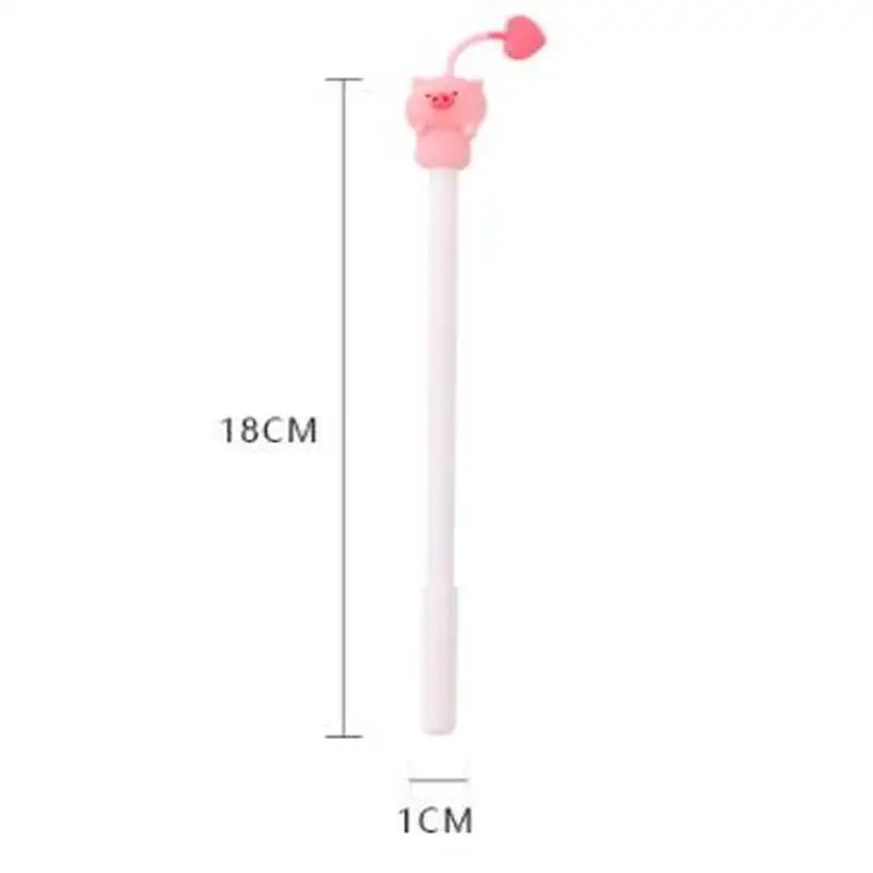 1 шт. гелевая ручка в виде кролика 0 5 мм милые ручки новинка Студенческая свинка