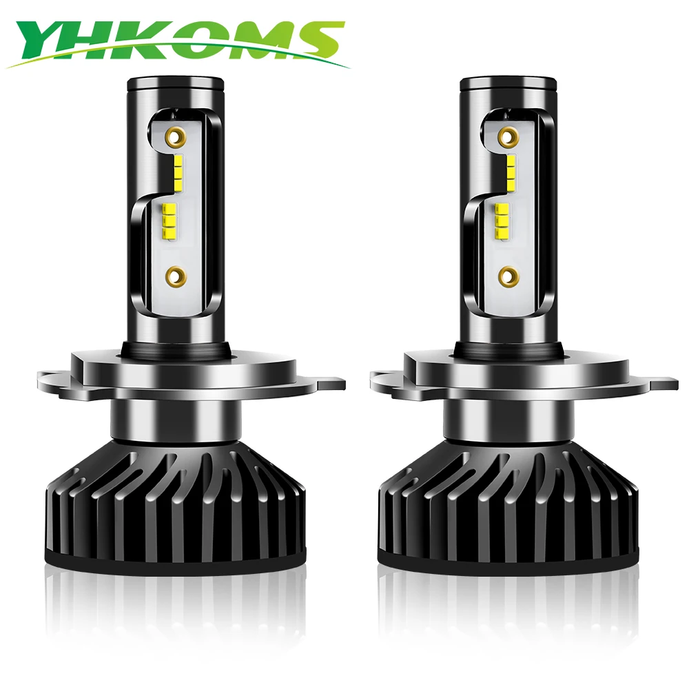 Автомобильные светодиодные лампы YHKOMS H7 h4 линзы Canbus H1 H3 H8 H9 H11 9005 HB3 HB4 880 881 H27
