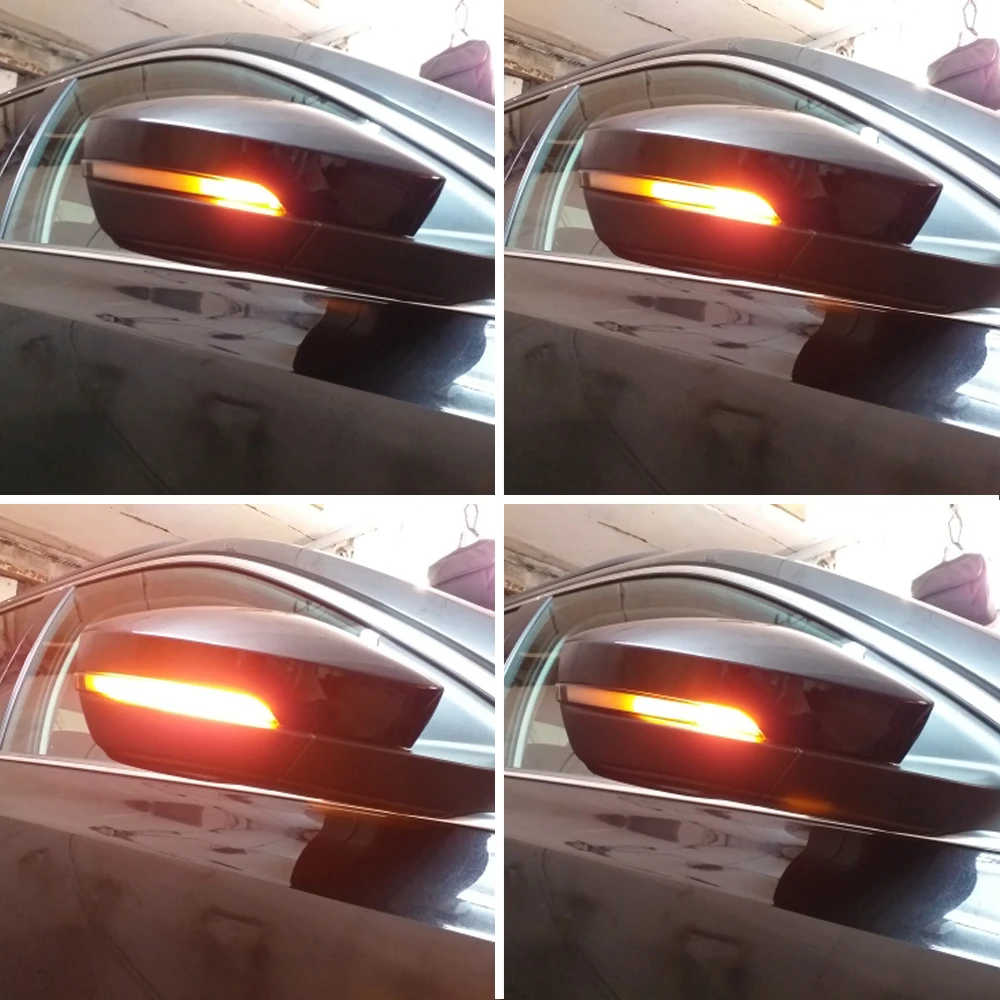 

LED Side Wing Rearview Mirror Indicator Blinker Repeater Dynamic Turn Signal Light For Skoda Octavia Mk3 5E 2013-2017 2018 2019