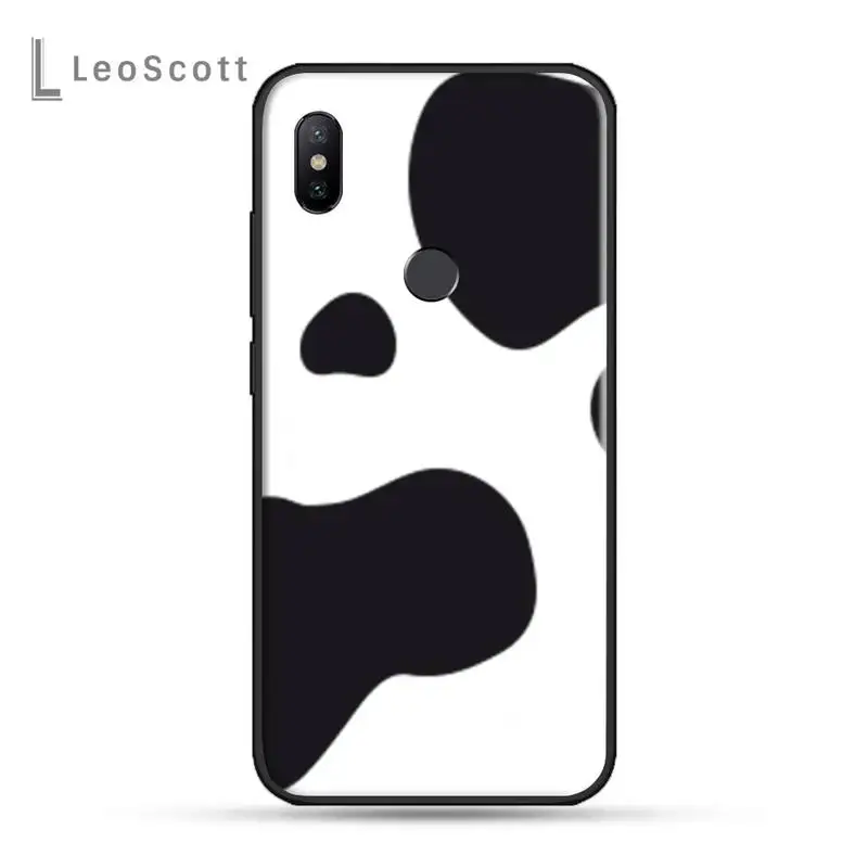 

Cow Print Phone Case For Xiaomi Redmi note 4 4X 8T 9 9s 10 K20 K30 cc9 9t pro lite max
