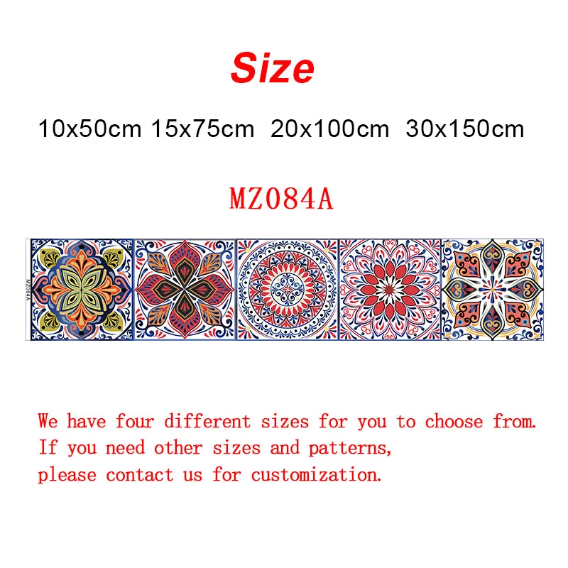 

Art Decals PVC Strip Tile Stickers for Kitchen Bathroom Floor Living Room Retro Diy Wall Decor Waterpoof Peel & Stick Wallpaper