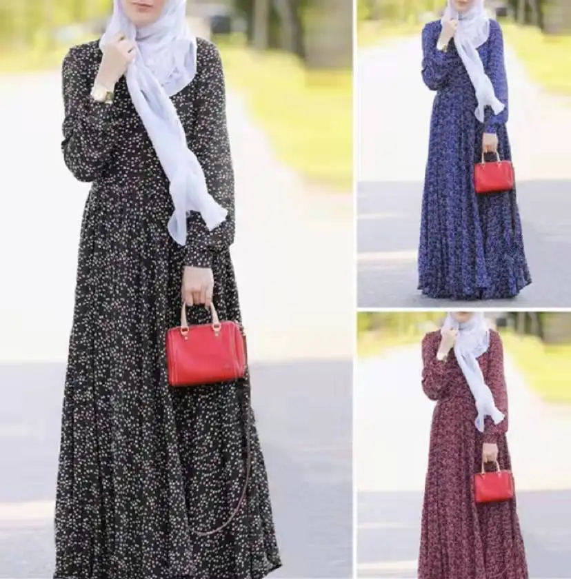 

Исламская одежда, мусульманское женское плиссированное платье