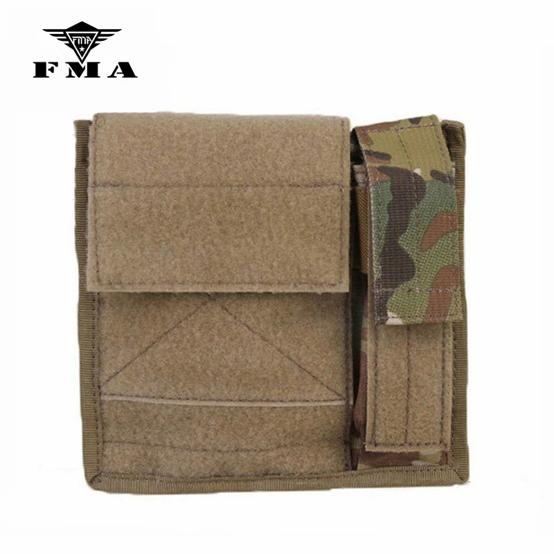 FMA Tactical MAP Pouch Admin&Light Molle Bags Military Tactical Accessory Multicam Black for Hunting Skirmish Airsoft
