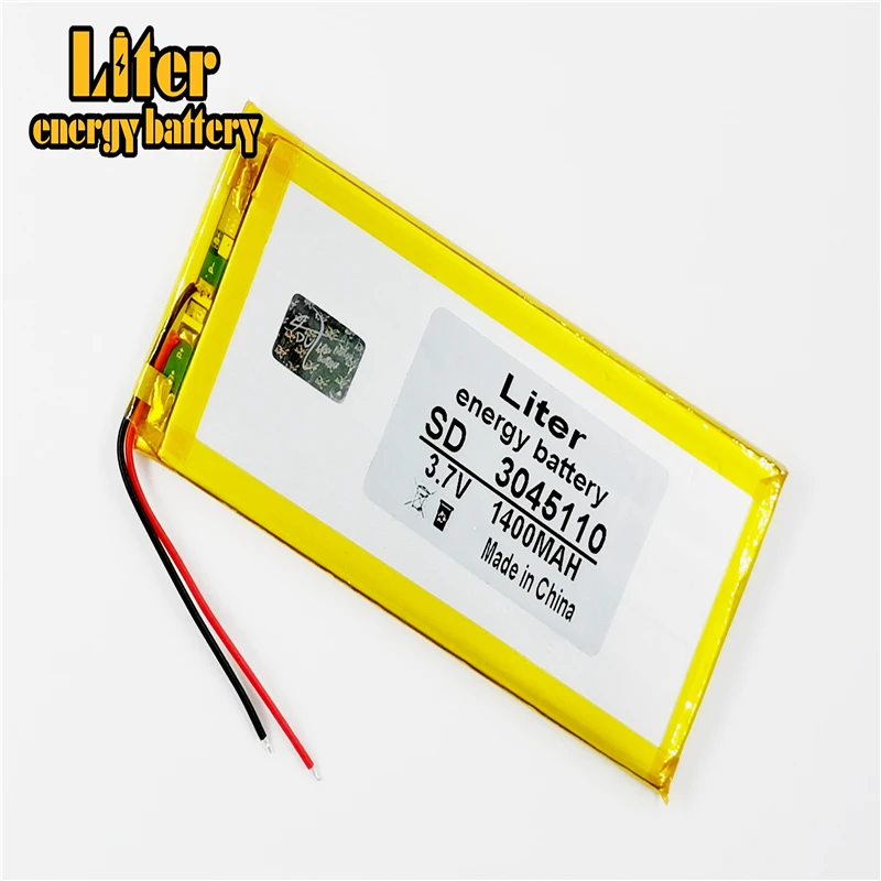 3 7 V 1400mAH 3045110 полимерный литий ионный/литий ионный аккумулятор для модели