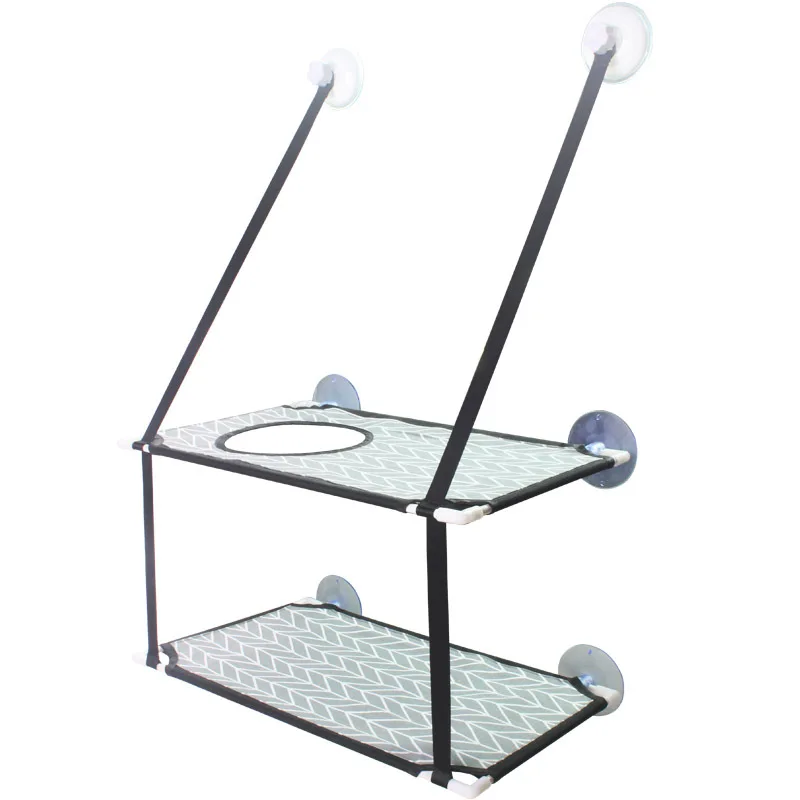 

Pet Hammock Bunk Cat Supplies Can Be Removed Suction Cup Window Sill Hanging Summer Mesh Foreign Trade Cat Window Hammock