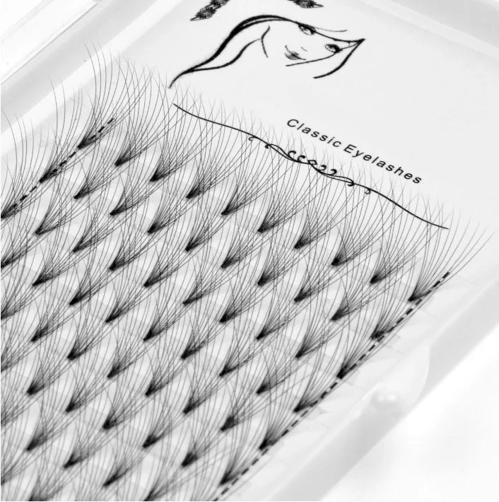 Ресницы из синтетических волос 10D невидимые ручной работы|Накладные ресницы| |