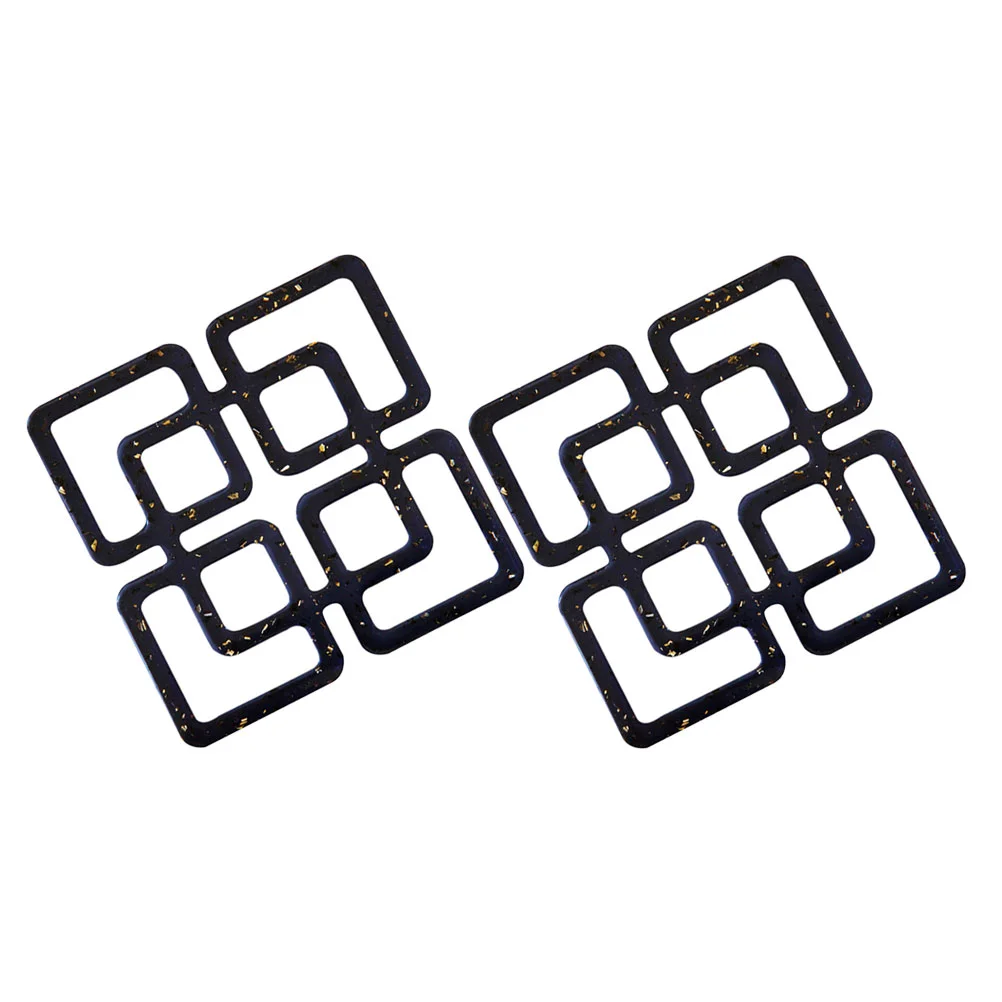 

2pcs Creative Cup Holders Coasters Home Resin Cup Holders Home Cup Mats