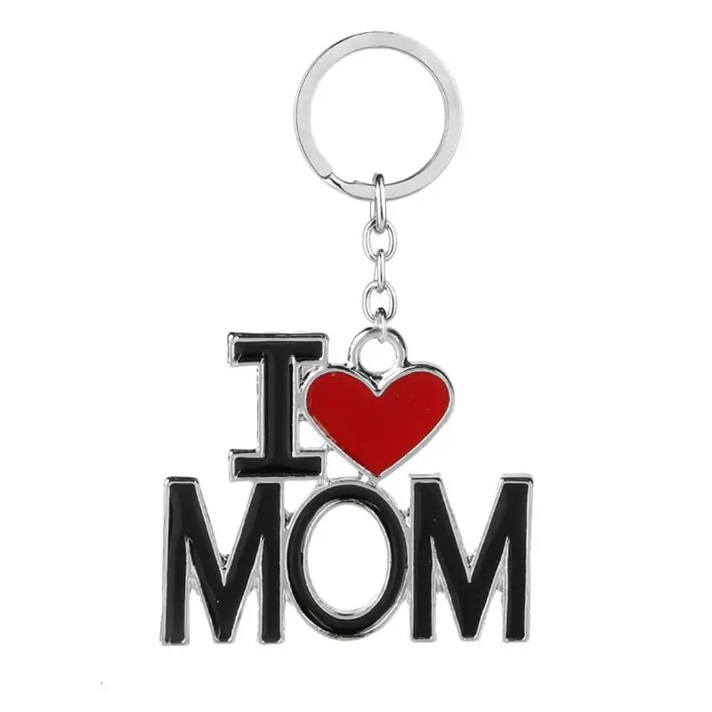 

Bags Keychain I Love Mom Keychain for Mother's Day Gifts and Birthday Gift