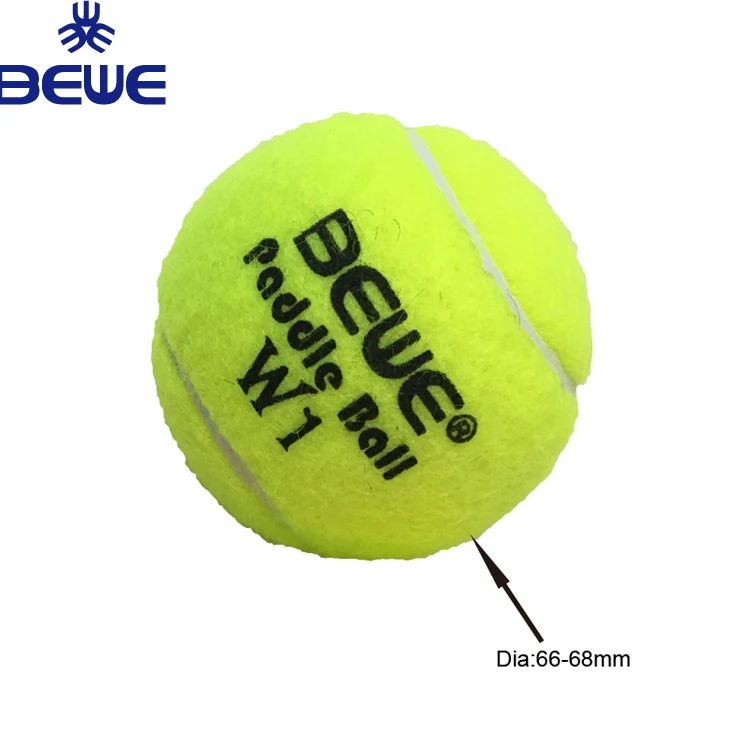 W1 Горячая 45% шерсть ITF одобрено весло мяч Padel