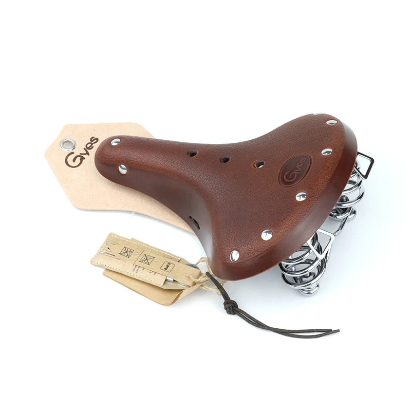 Классическая велосипедная подушка для горного велосипеда из коровьей кожи в