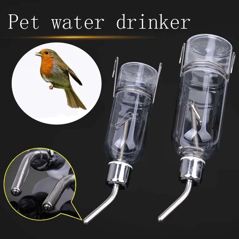 180ML/350ML Попойка попугай автоматический кормушка для птиц прозрачный Бутылка с