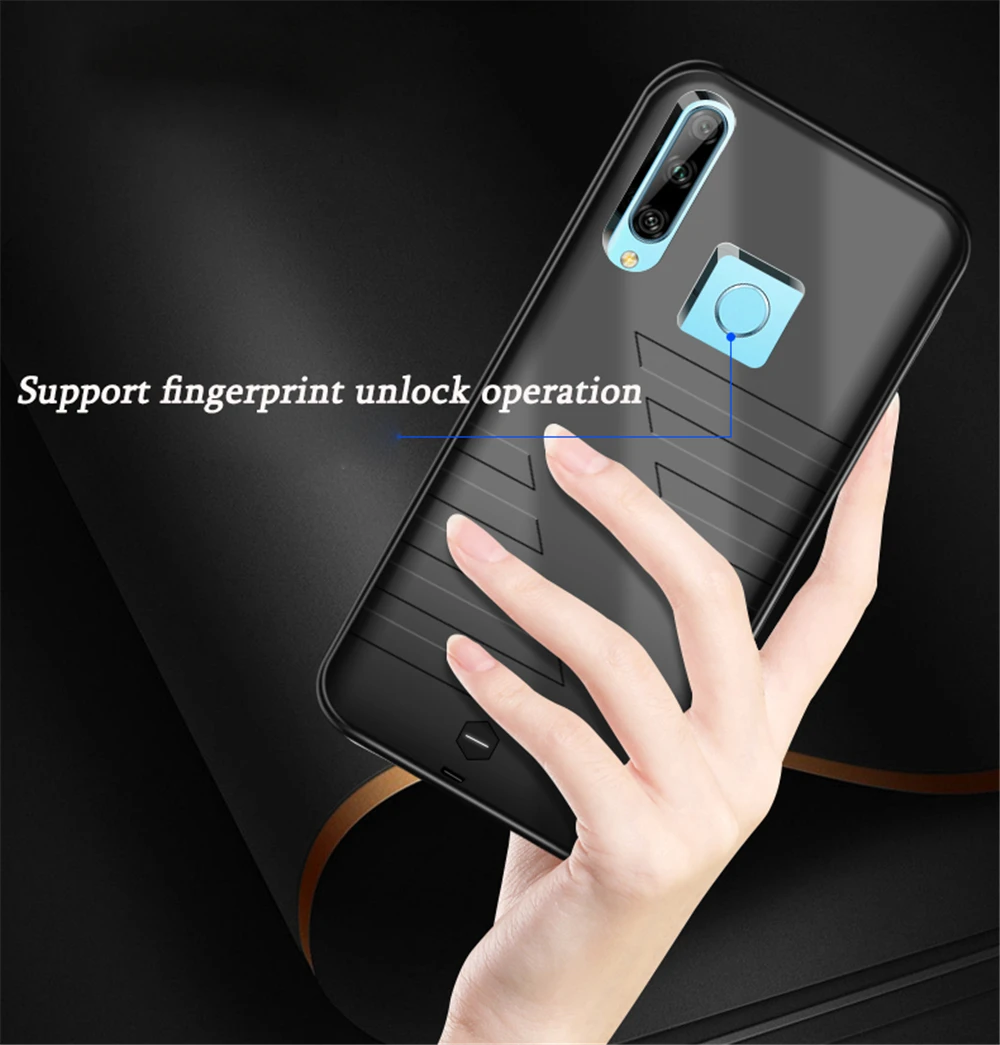 

2020 6800mAh External Battery Case Backup For Huawei Y9 Prime 2019 Battery Charger Cases Power Bank Charging Case