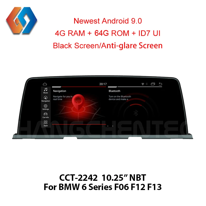 Мультимедийный плеер для BMW 10 25 дюйма Android 64 ГБ 6 серии 2012-2017 NBT GPS-навигация 4G радио