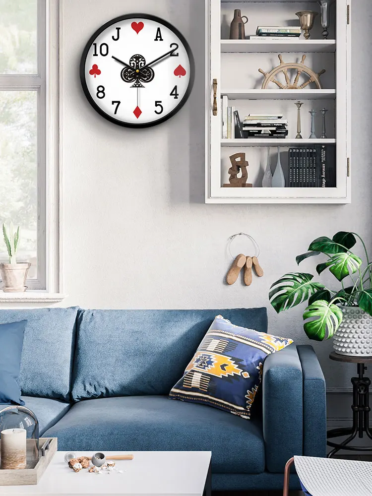 Бесшумные настенные часы DD45WC креативные минималистичные для гостиной спальни