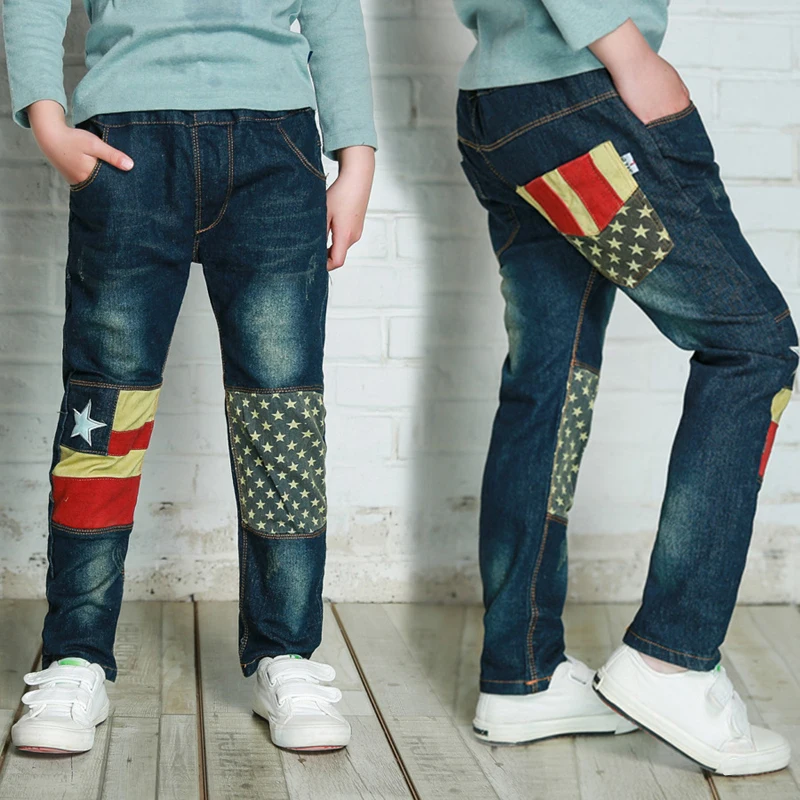 IENENS/От 5 до 13 лет; детская одежда для мальчиков; узкие джинсы; классические брюки; детская джинсовая одежда; трендовые длинные штаны; повседневные брюки для маленьких мальчиков