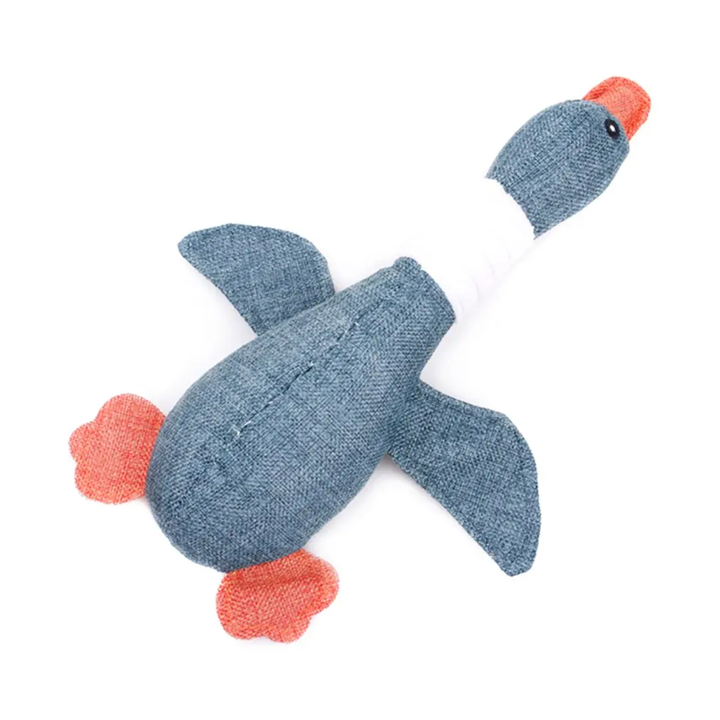

Cartoon Wild Goose Plush Dog Toys Resistance To Bite Squeaky Sound Pet Toy For Cleaning Teeth Puppy Dogs Chew Supplies