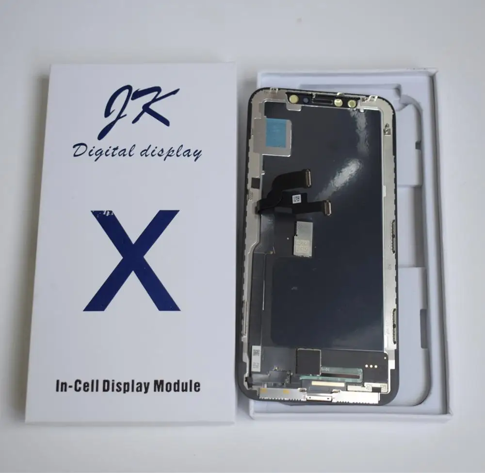 JK Incell OLED lcd Pantalla для iPhone 10 XS экран ЖК-дисплей кодирующий преобразователь сенсорного экрана в сборе для iPhone X OLED XS MAX TFT XR